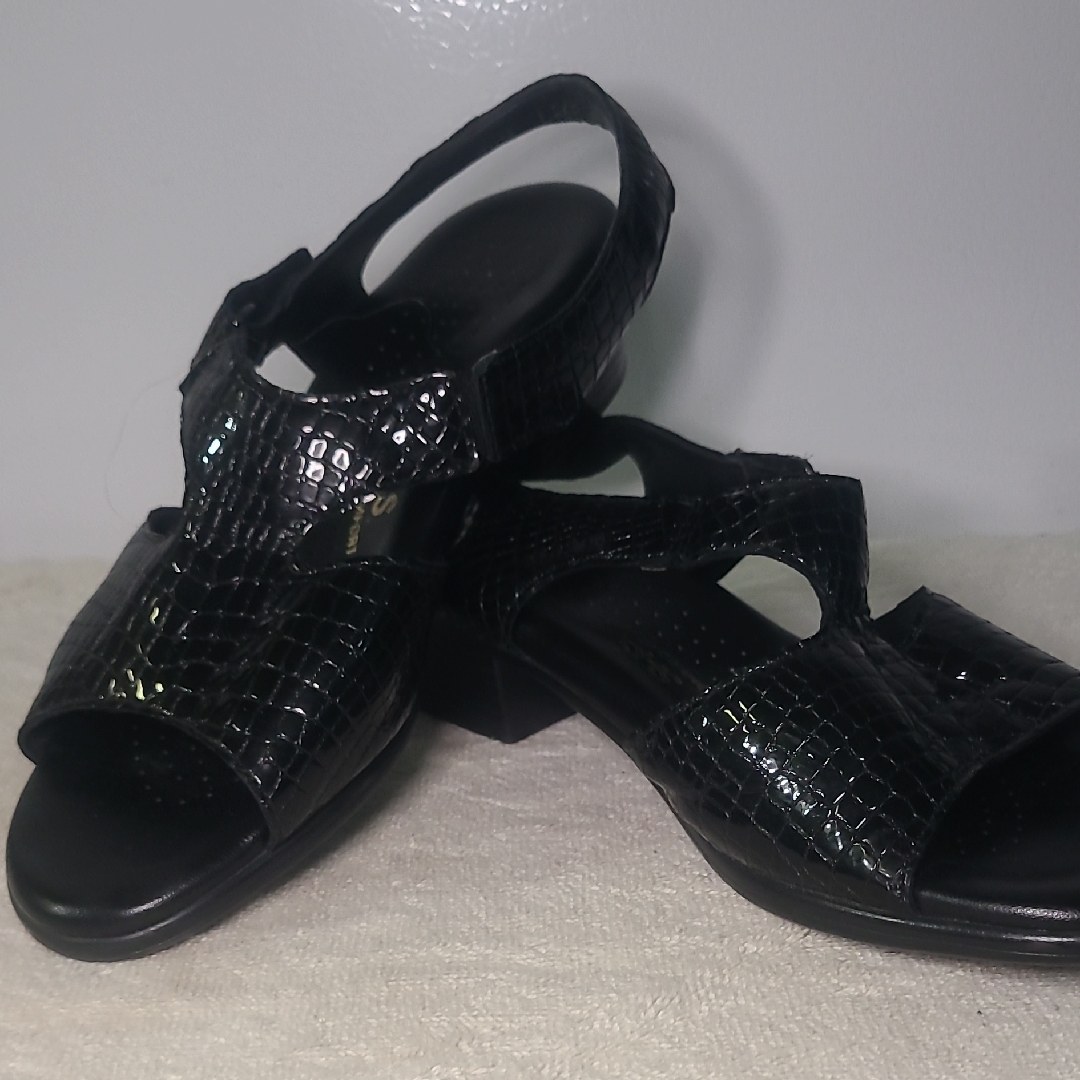 Sas Brand Comfort Black Womens Sandals